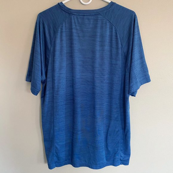 Reebok heathered blue performance workout shirt - Picture 4 of 5